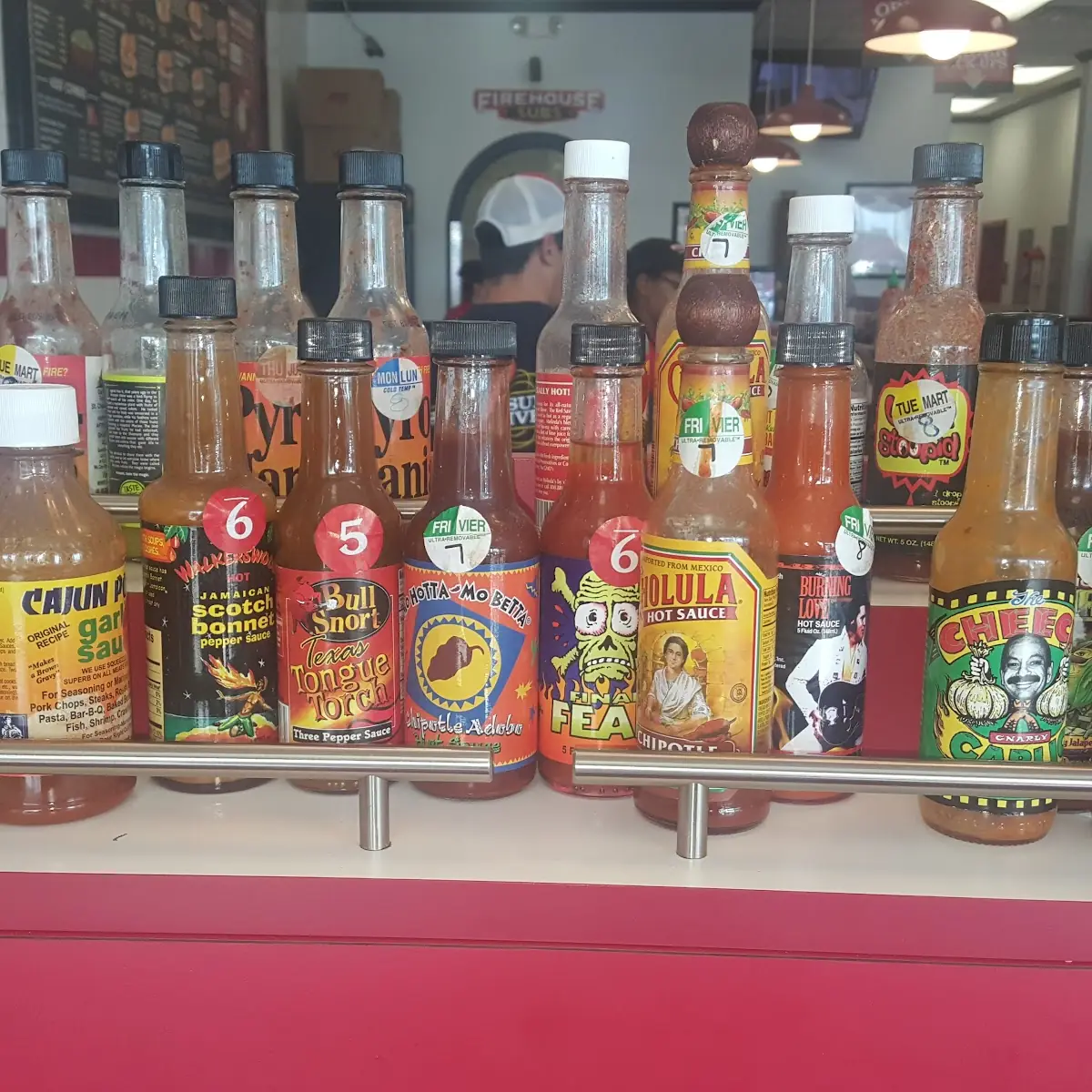 Fire Hydrant Hot Sauce Bottle