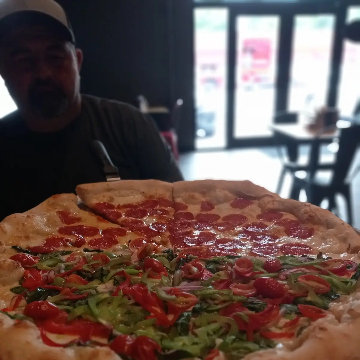 Pepperoni Half Veggie Pizza