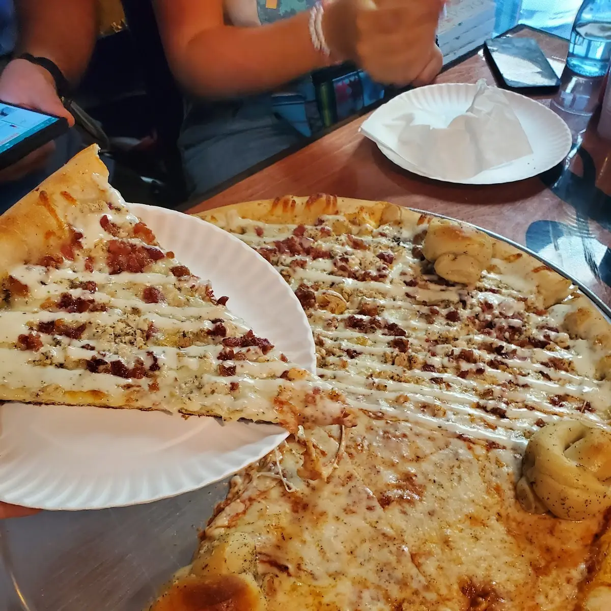 Cheese Pizza Bacon Chicken Pizza
