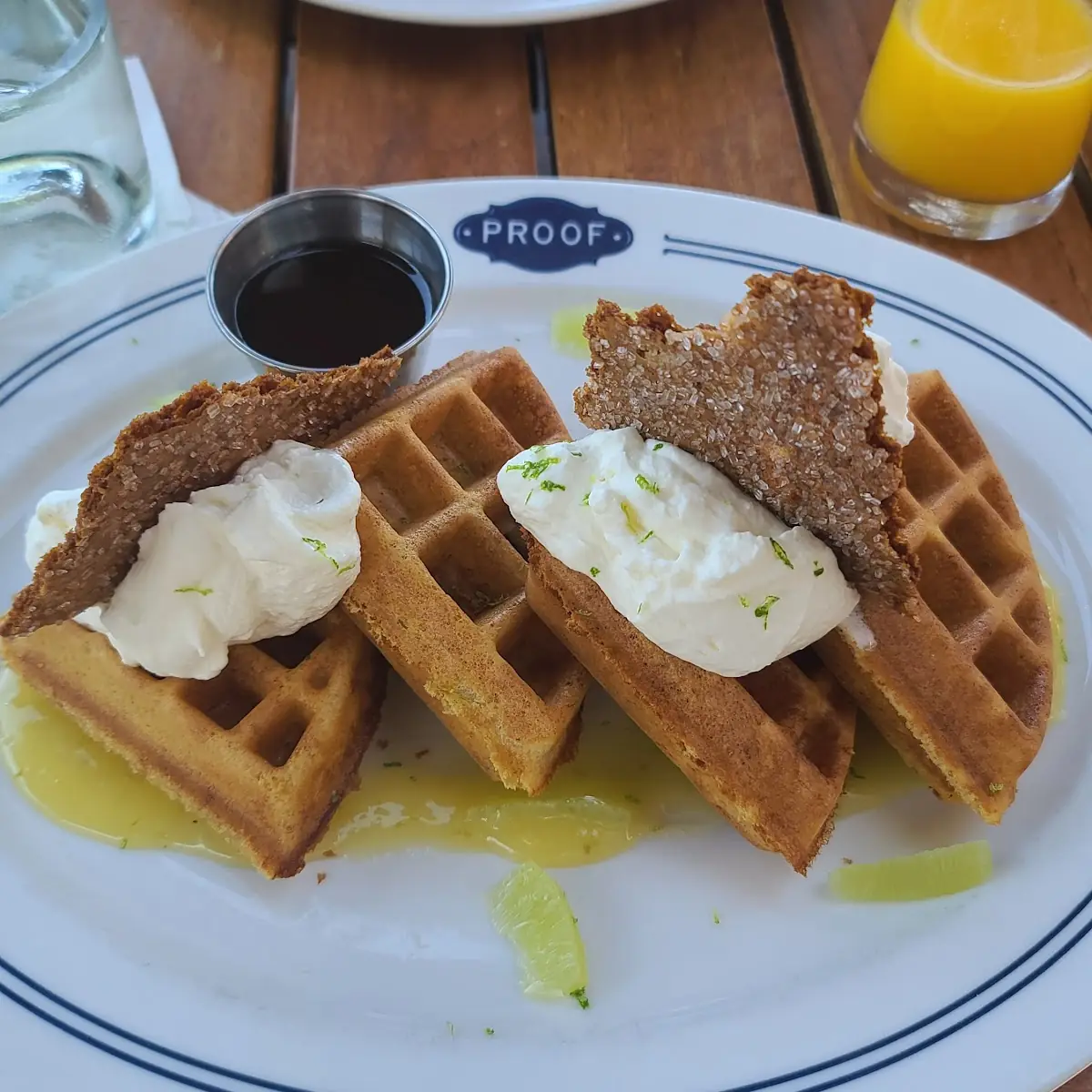 Key Lime Pie Waffle