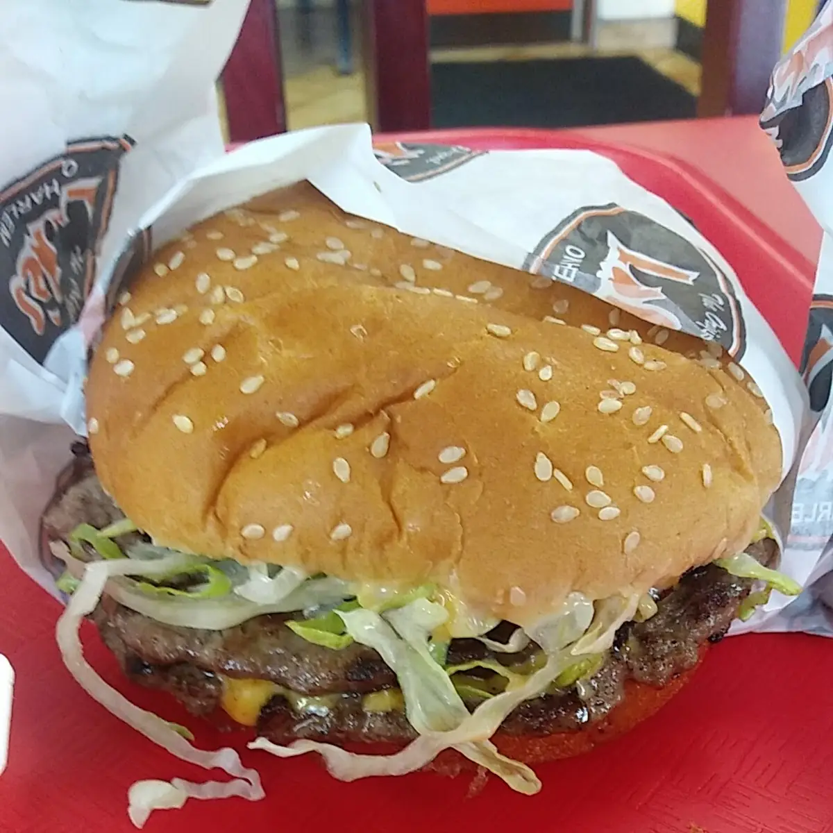 Double Bacon Cheeseburger Burger