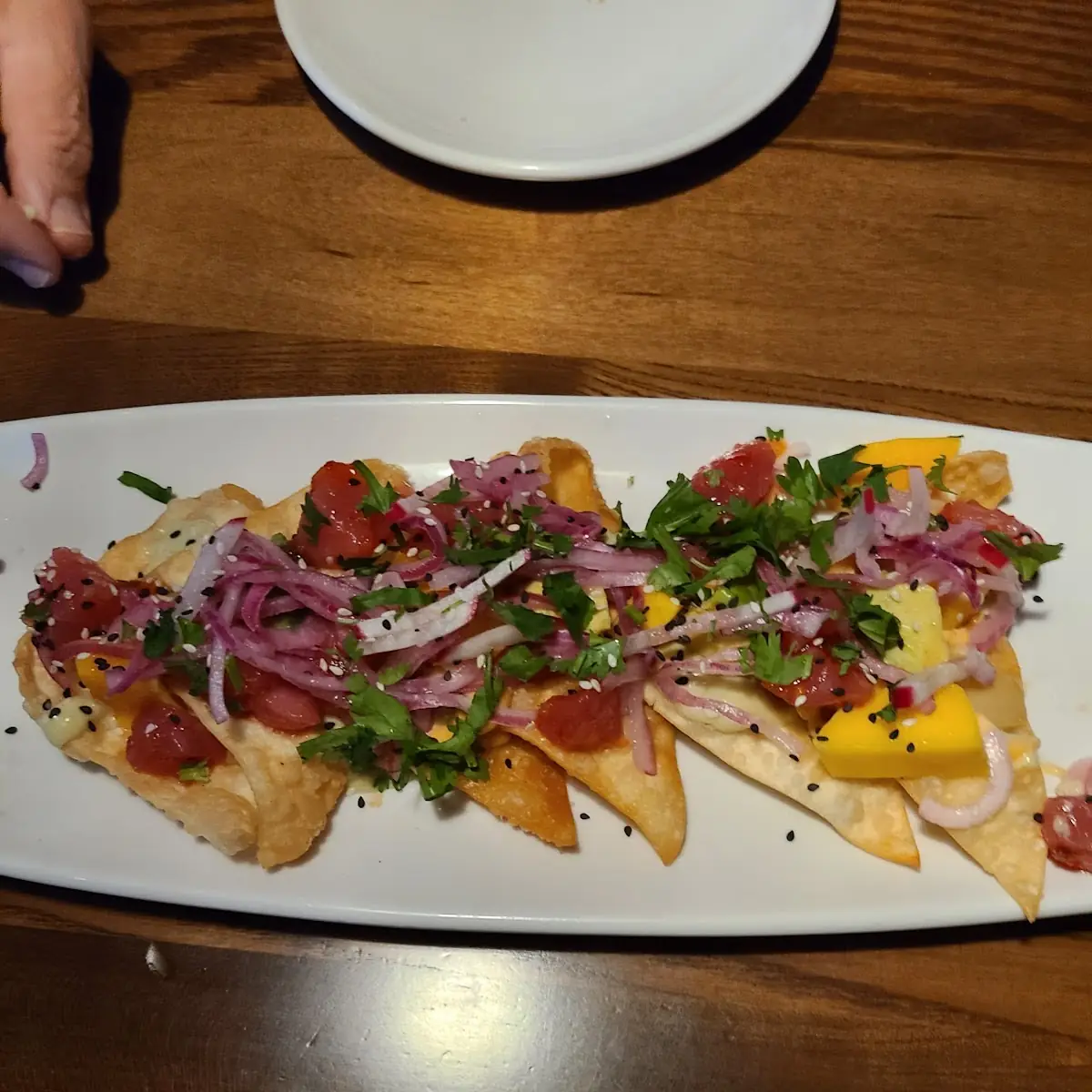 Ahi Poke Nachos