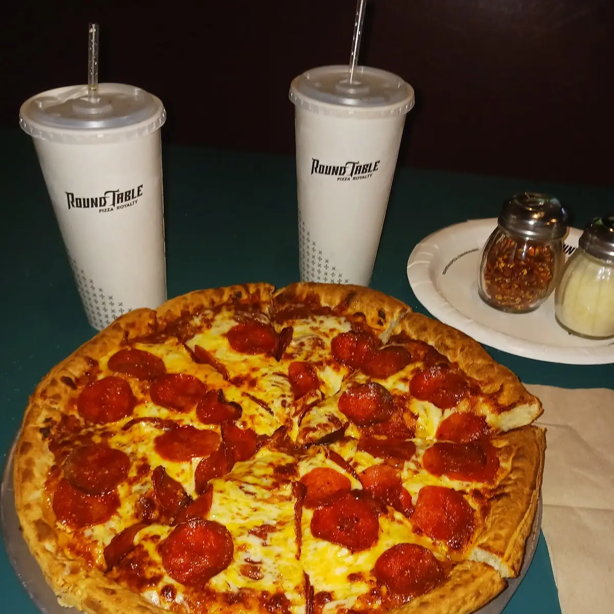 Pepperoni Deep Dish Pizza