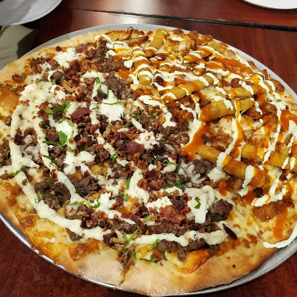 World Famous Cheeseburger Pizza