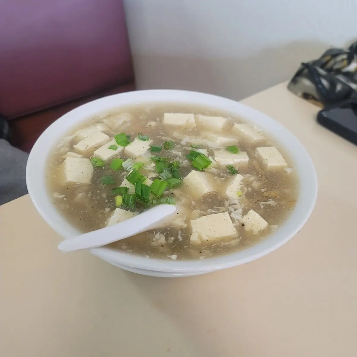Seafood with Bean Curd Soup