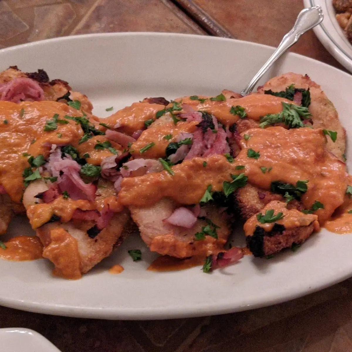 Chicken Florentine, Ristorante Avanti