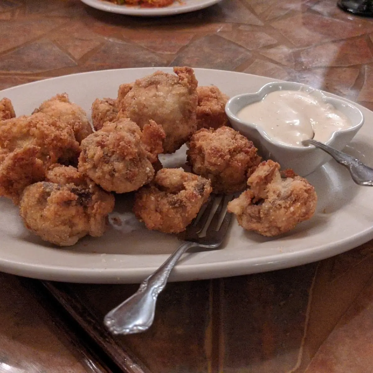 Mushroom Caps, Ristorante Avanti