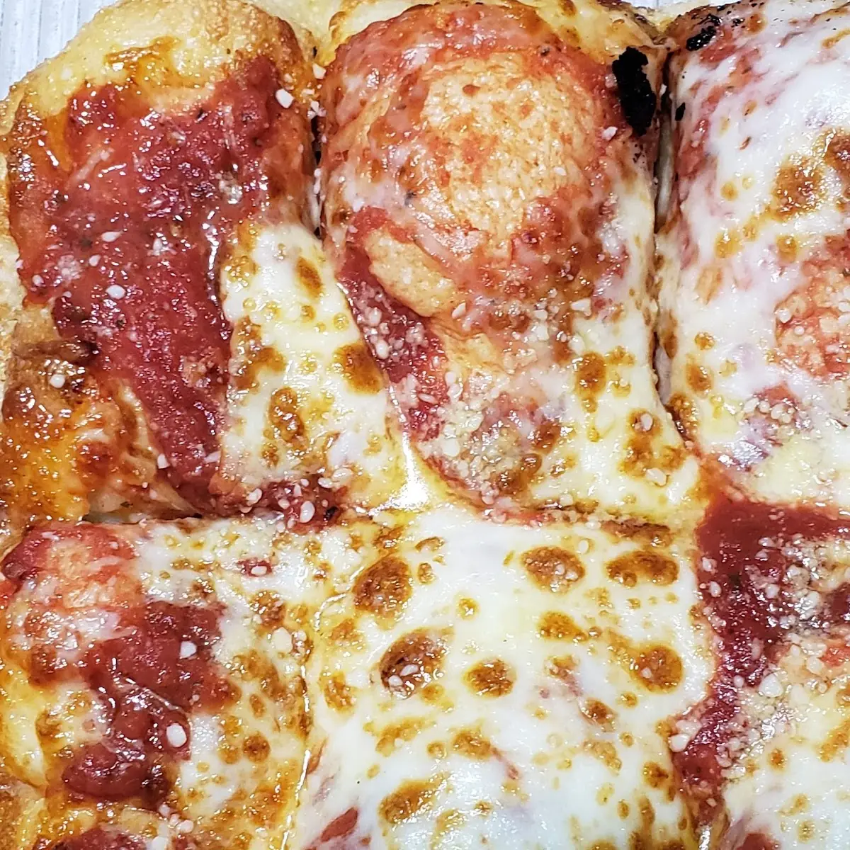 Cheesy Bread with Pizza Sauce