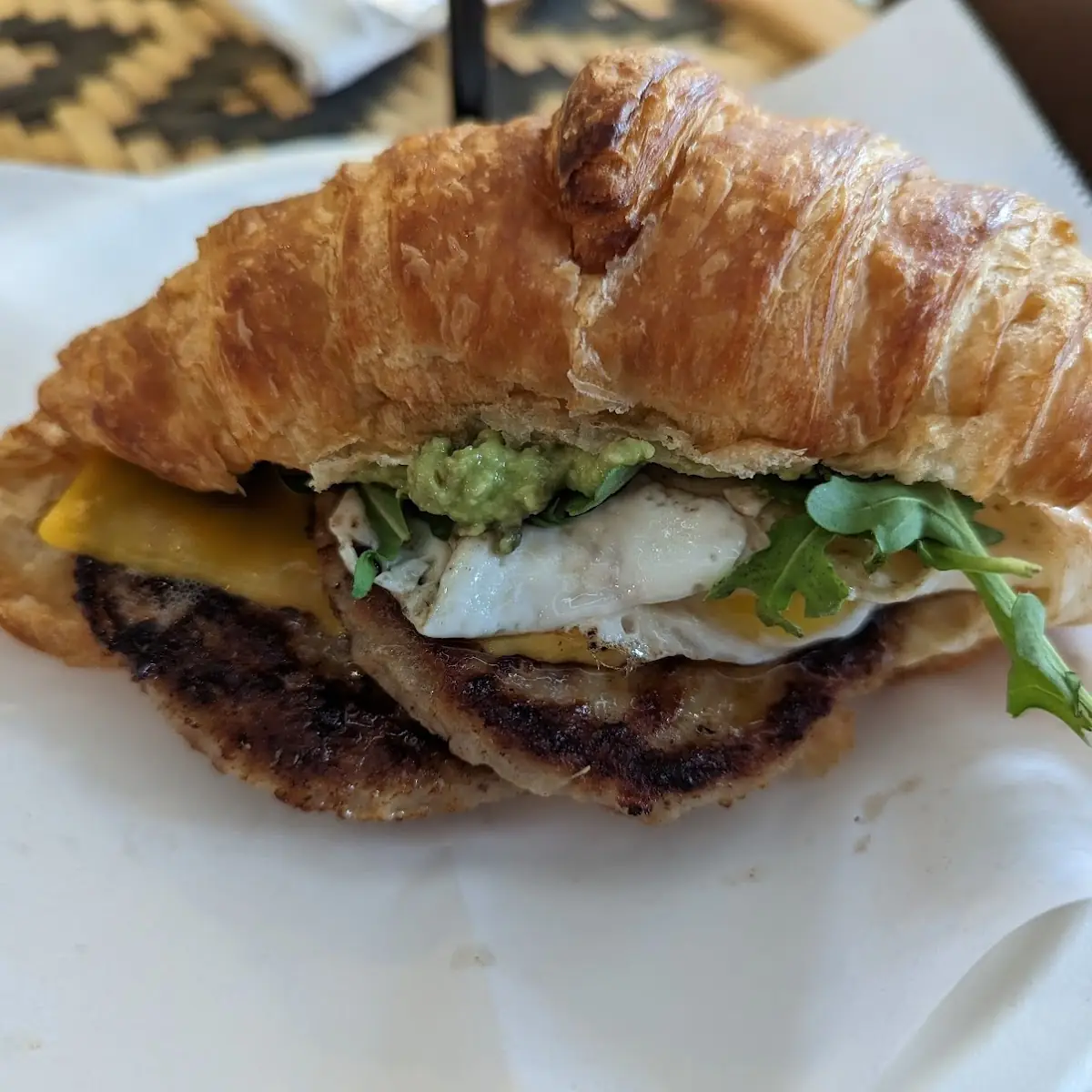 Sausage Egg & Cheese Croissant