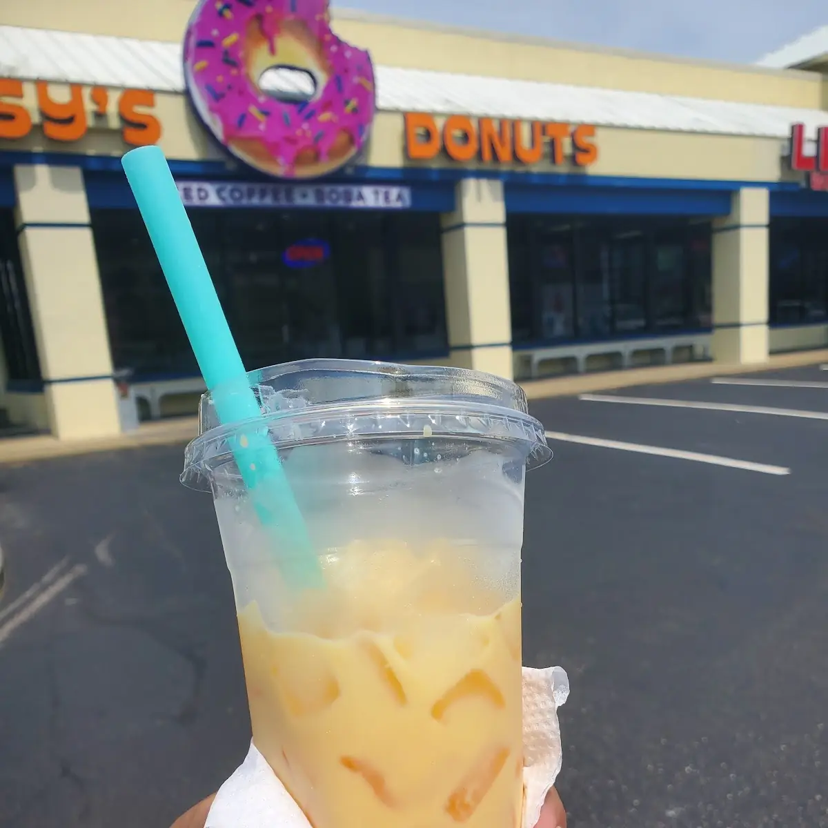 Tea Mango Flavored Boba not Real Mango Taste Asians Lol