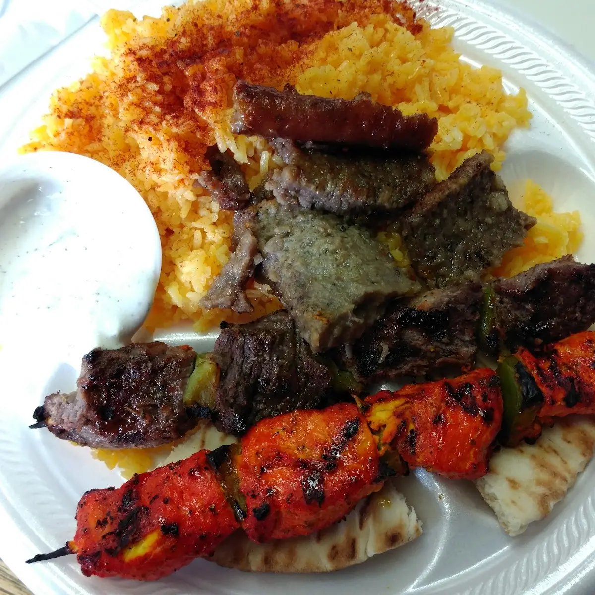 Double Chicken Kabob