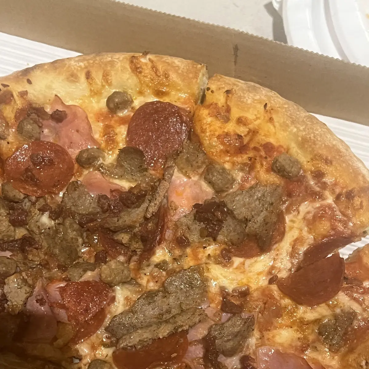 Meat Feast Pizza in Box