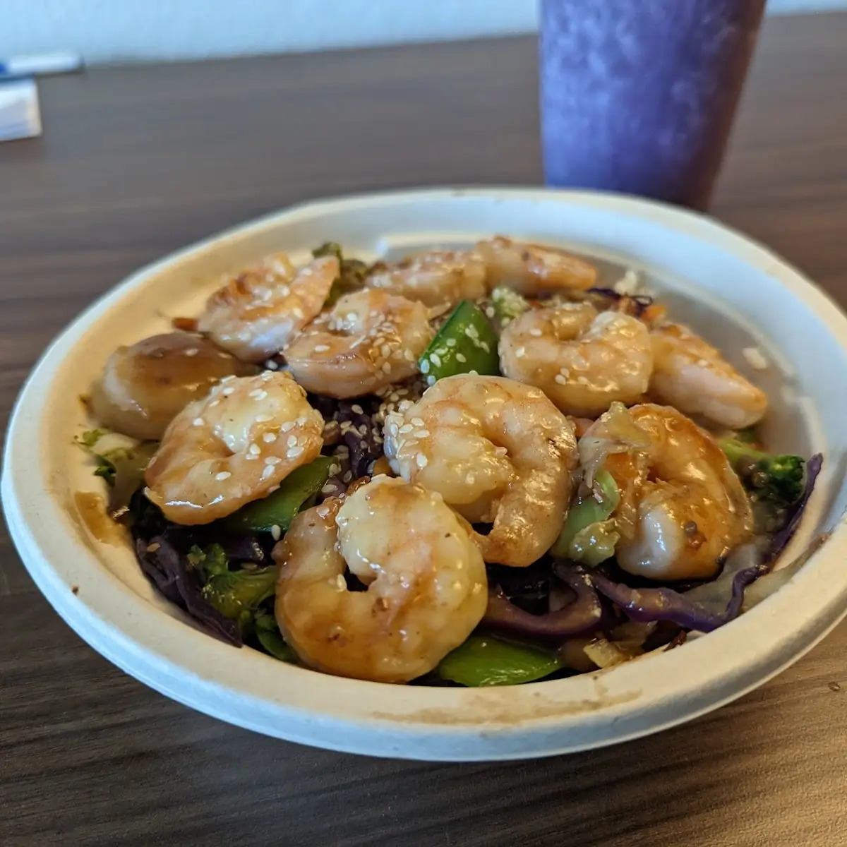 Lemon Pepper Shrimp Bowl