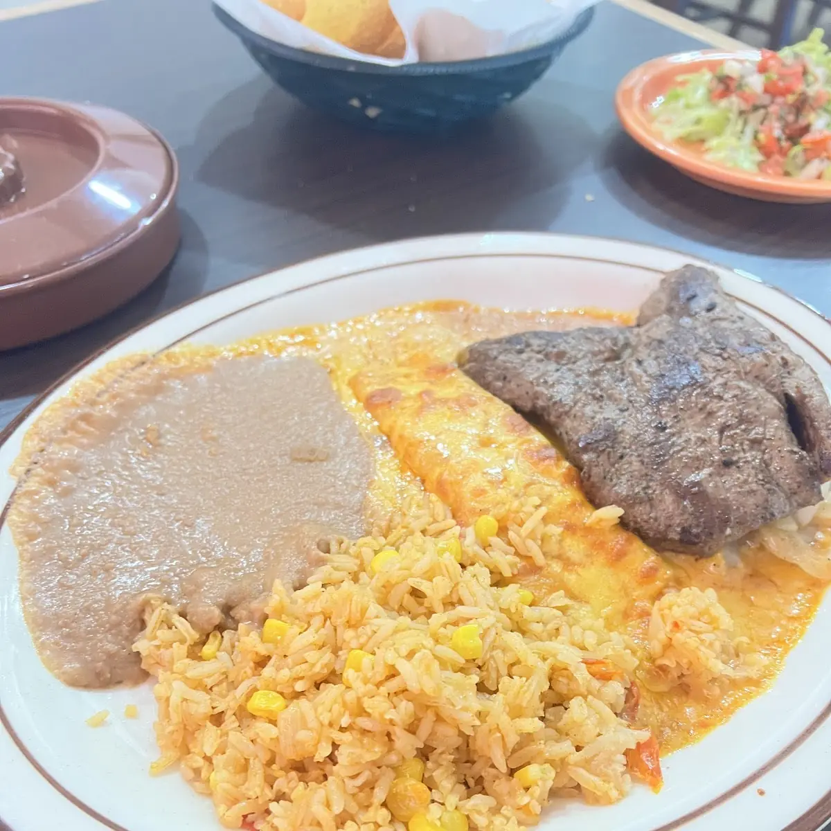 Spanish Rice & Refried Beans
