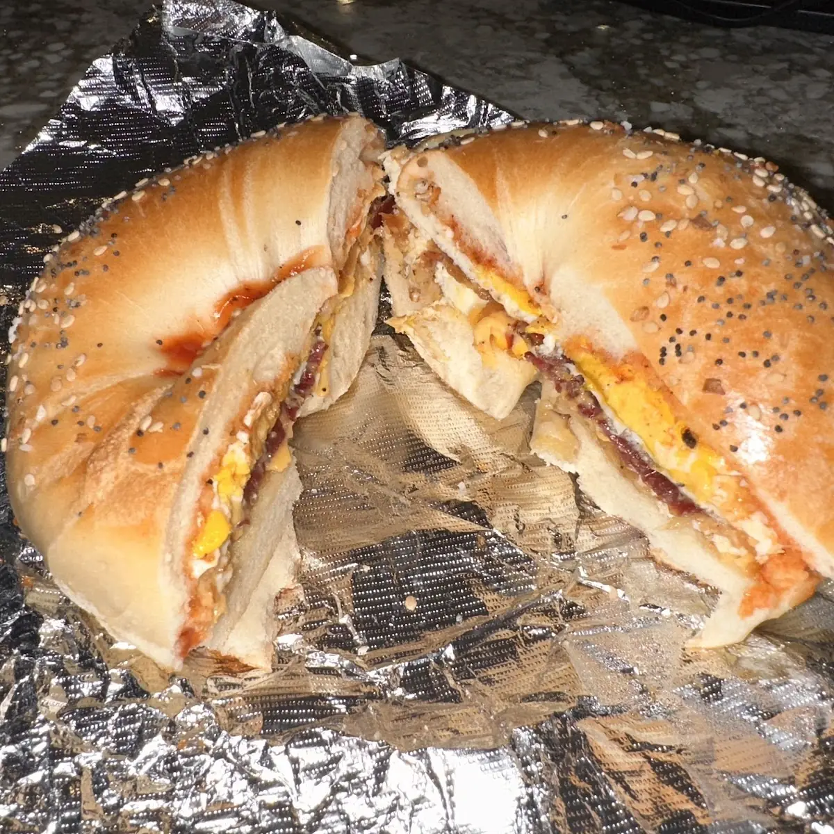 John's Famous Nova Sandwich Bagel