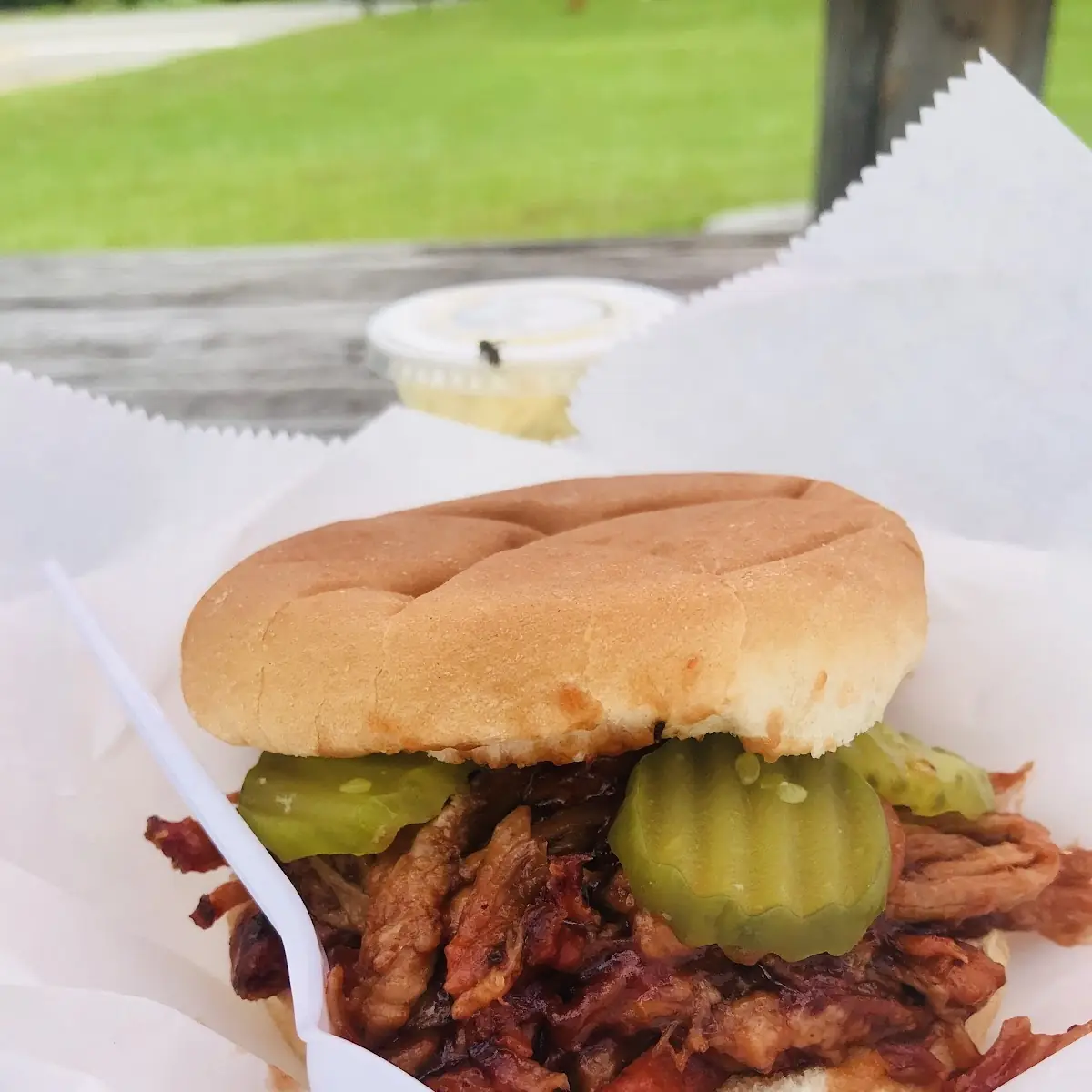 Pulled Pork BBQ with Pickles