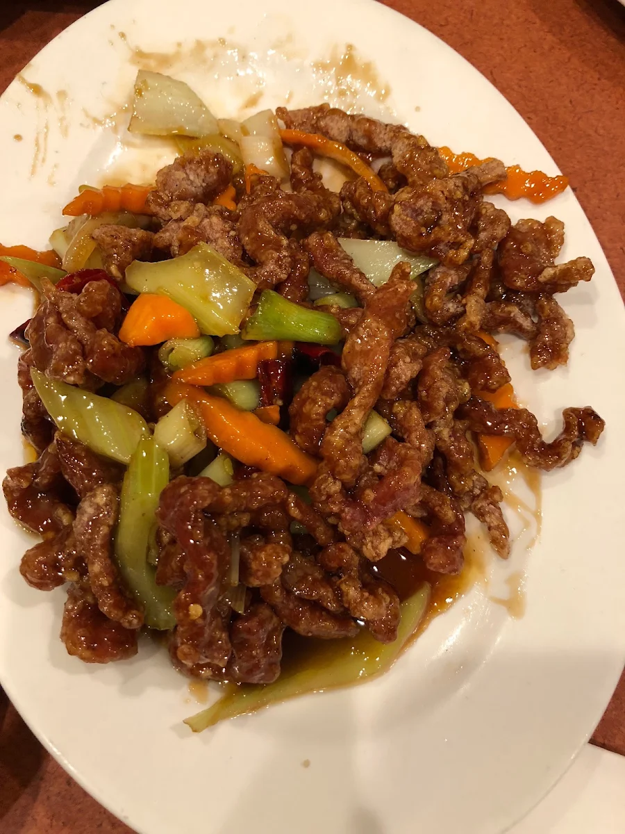 Beef with Garlic Sauce