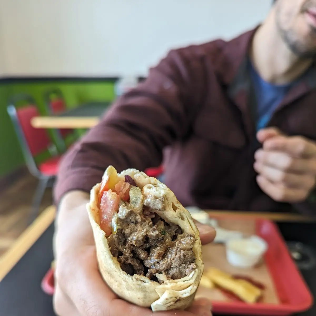 Saj Beef Shawarma