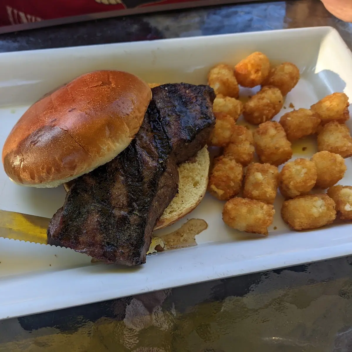 Flat Iron Steak Sandwich