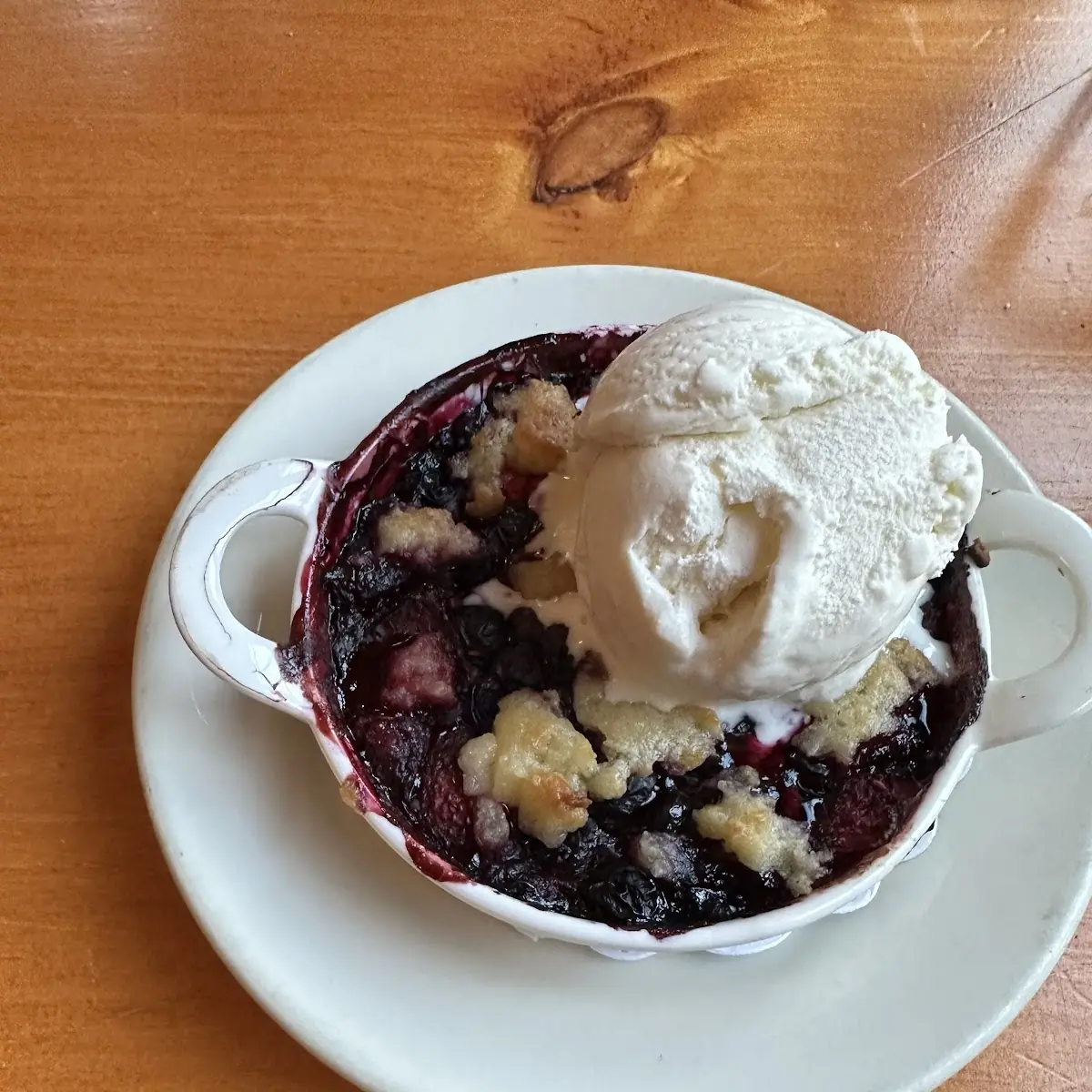 Mixed Berry & Stone Fruit Crisp