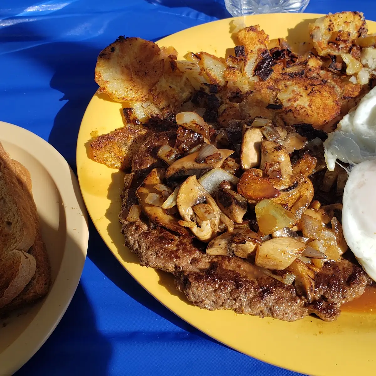 Hamburger Steak and Eggs Yummmm