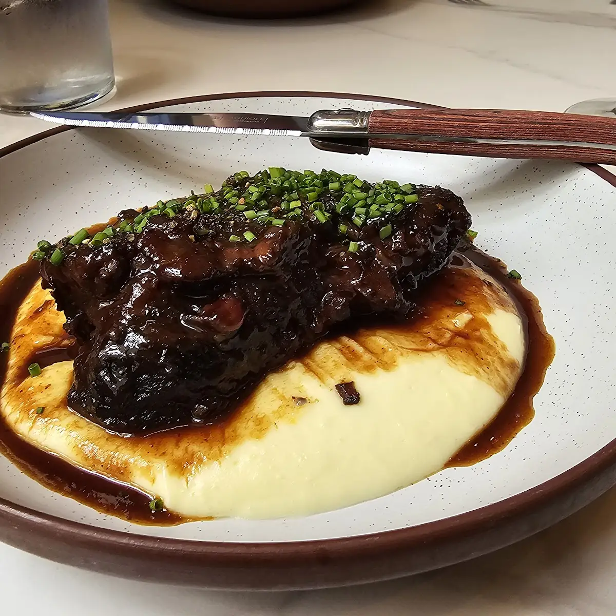 Braised Beef Short Rib Mashed Potato