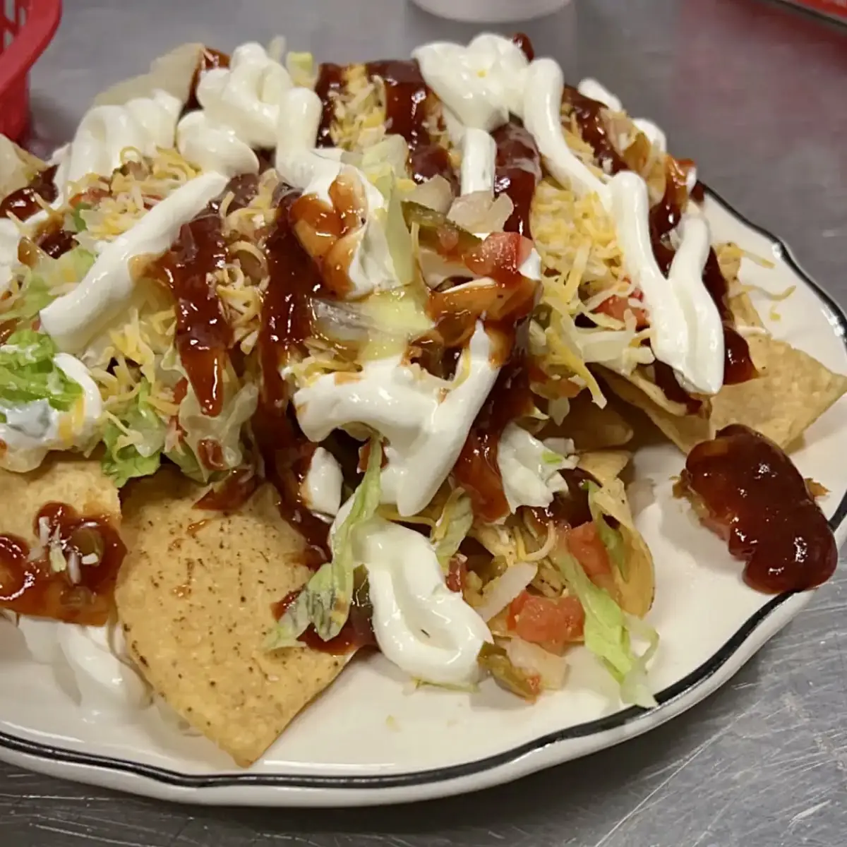 BBQ Pork Nachos