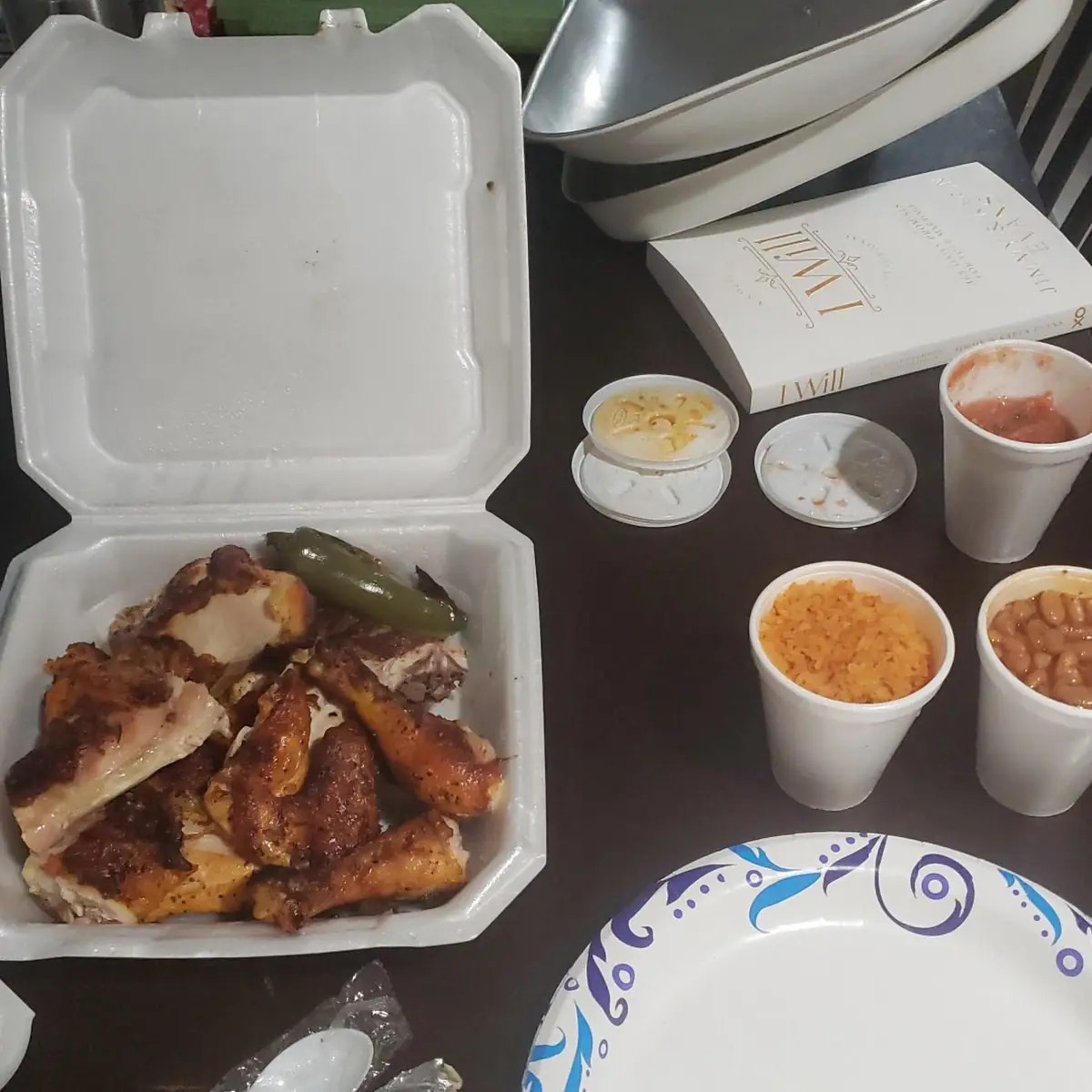 Whole Chicken Rice and Beans