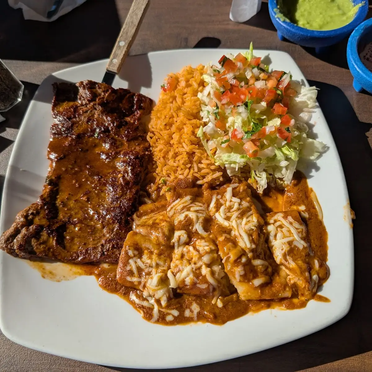 Chilaquiles Rojos Steak
