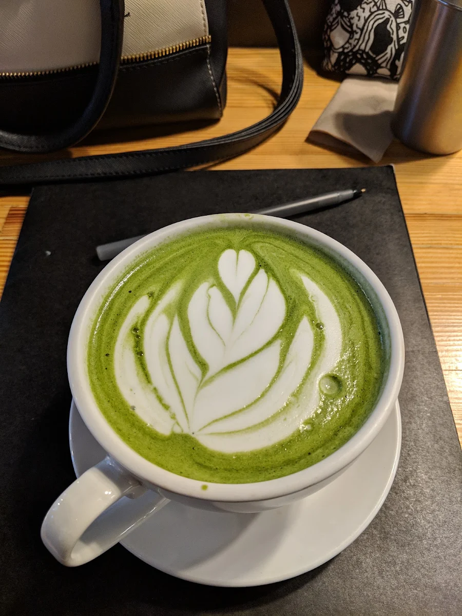 Maple Ginger Matcha Latte