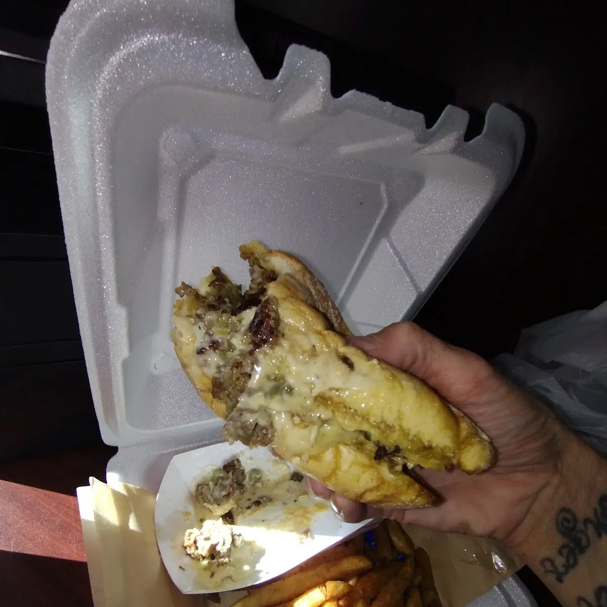Philly Cheesesteak Sans Onion and Mushroom