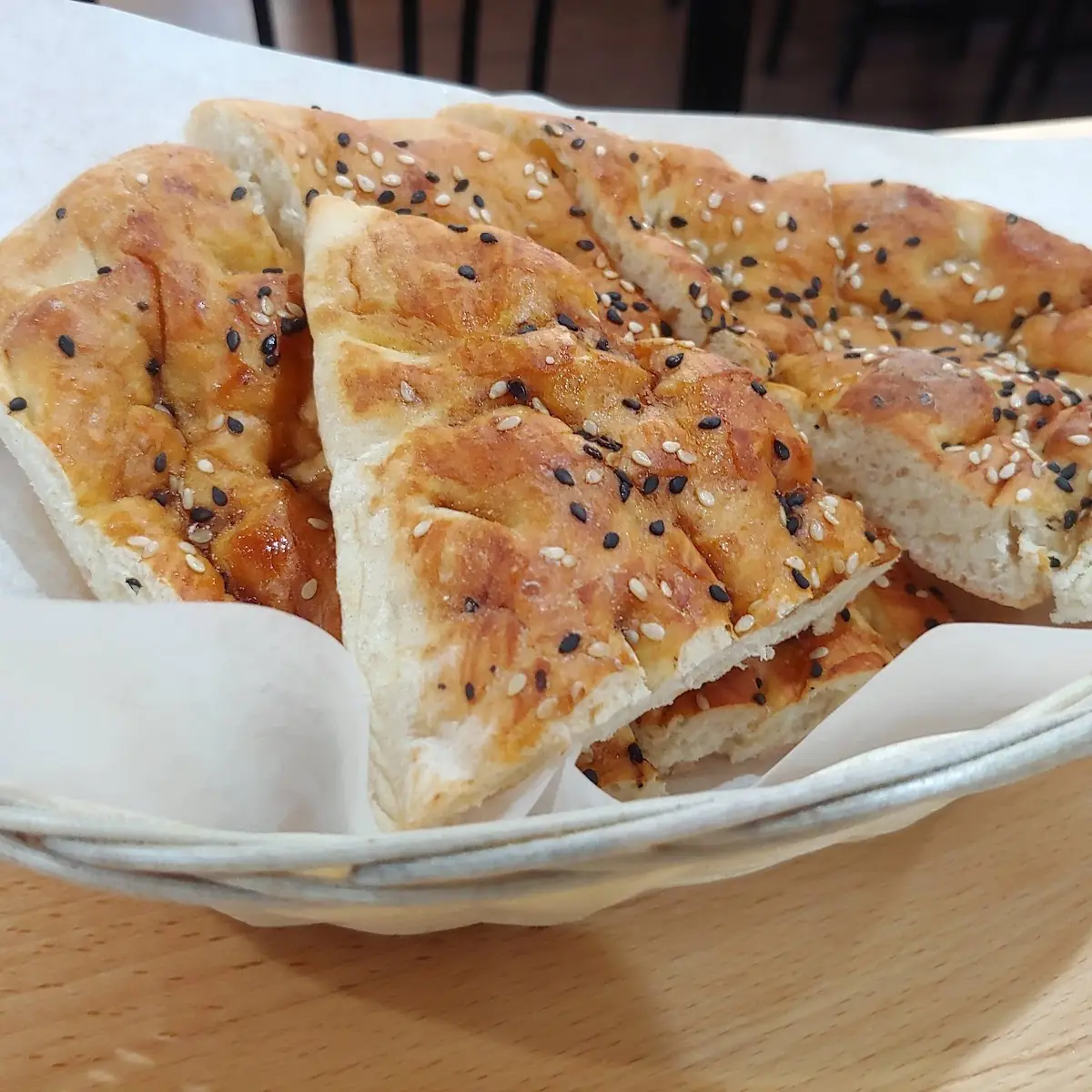 Eggplant and Cheese Veggie Pide