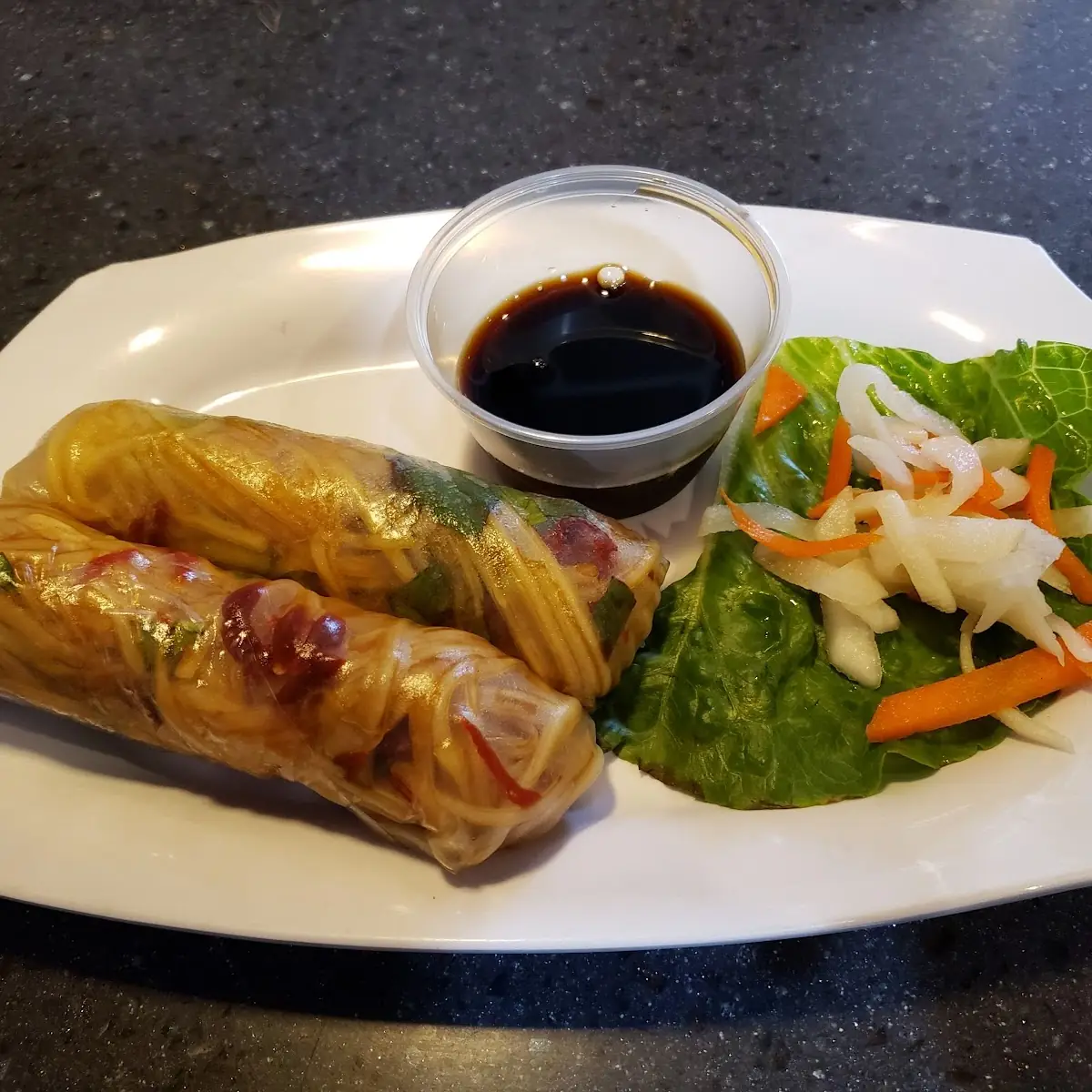 Beef Jerky Spring Rolls