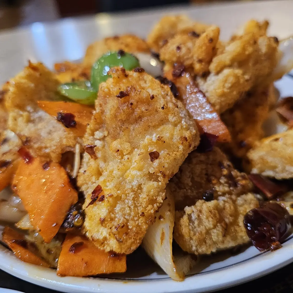 Spicy Twice Fried Fish