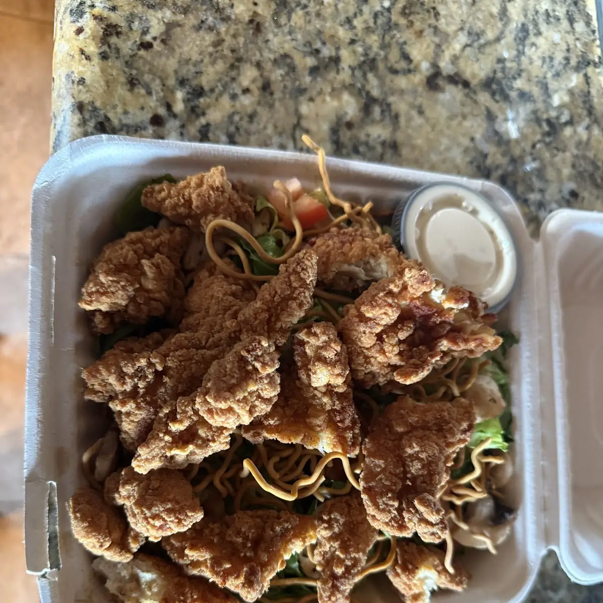 Crispy Chicken Salad