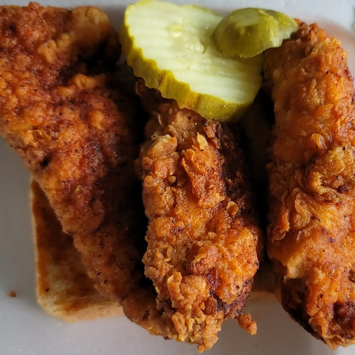 3pc Hand Breaded Jumbo Fried Chicken Tenders