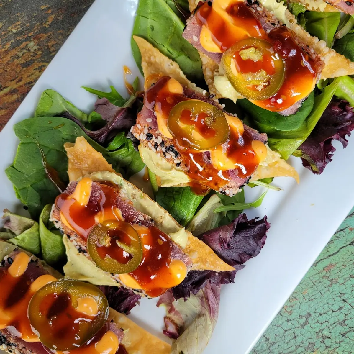 Seared Tuna Nachos