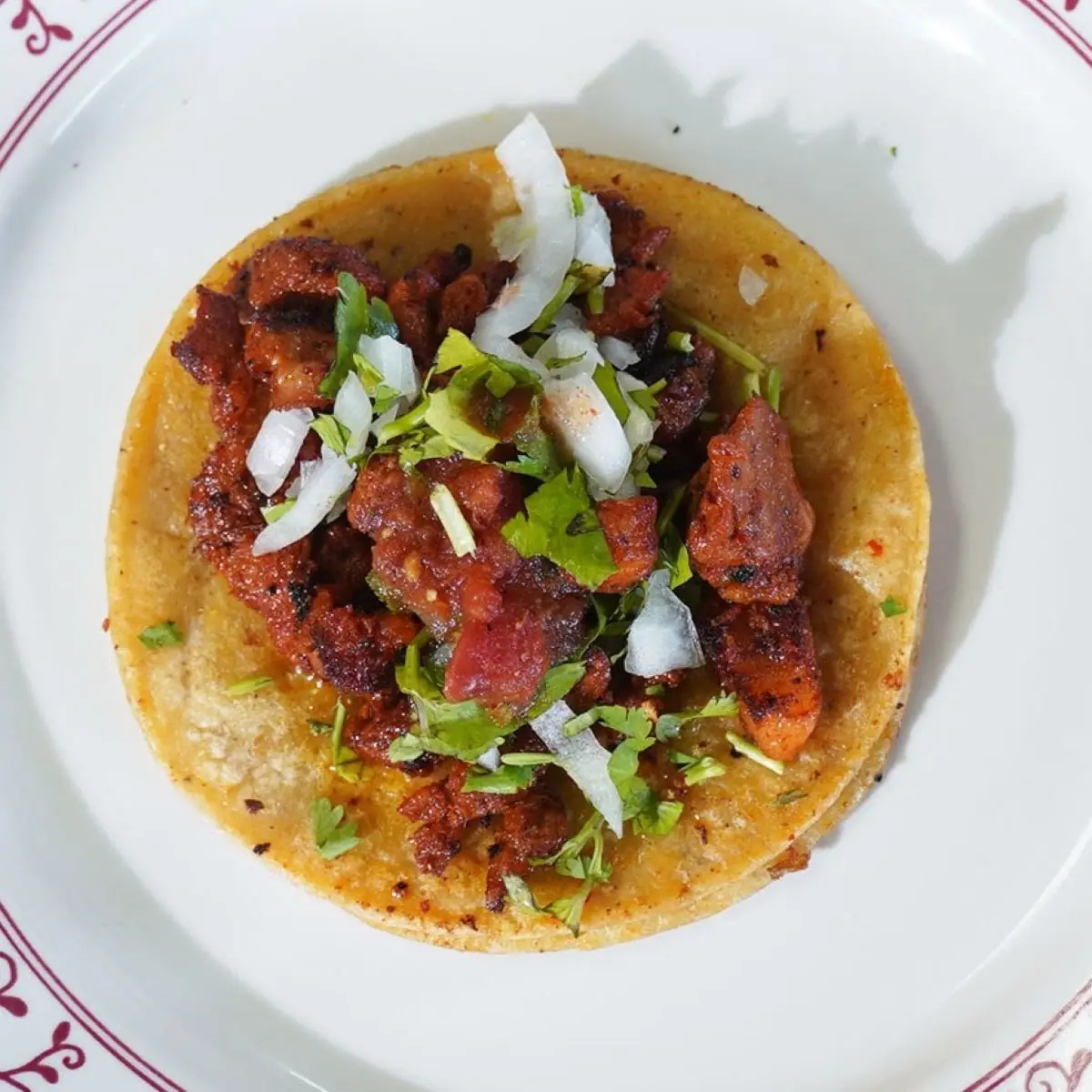 Chorizo Taco Tortillas Echas a Mano