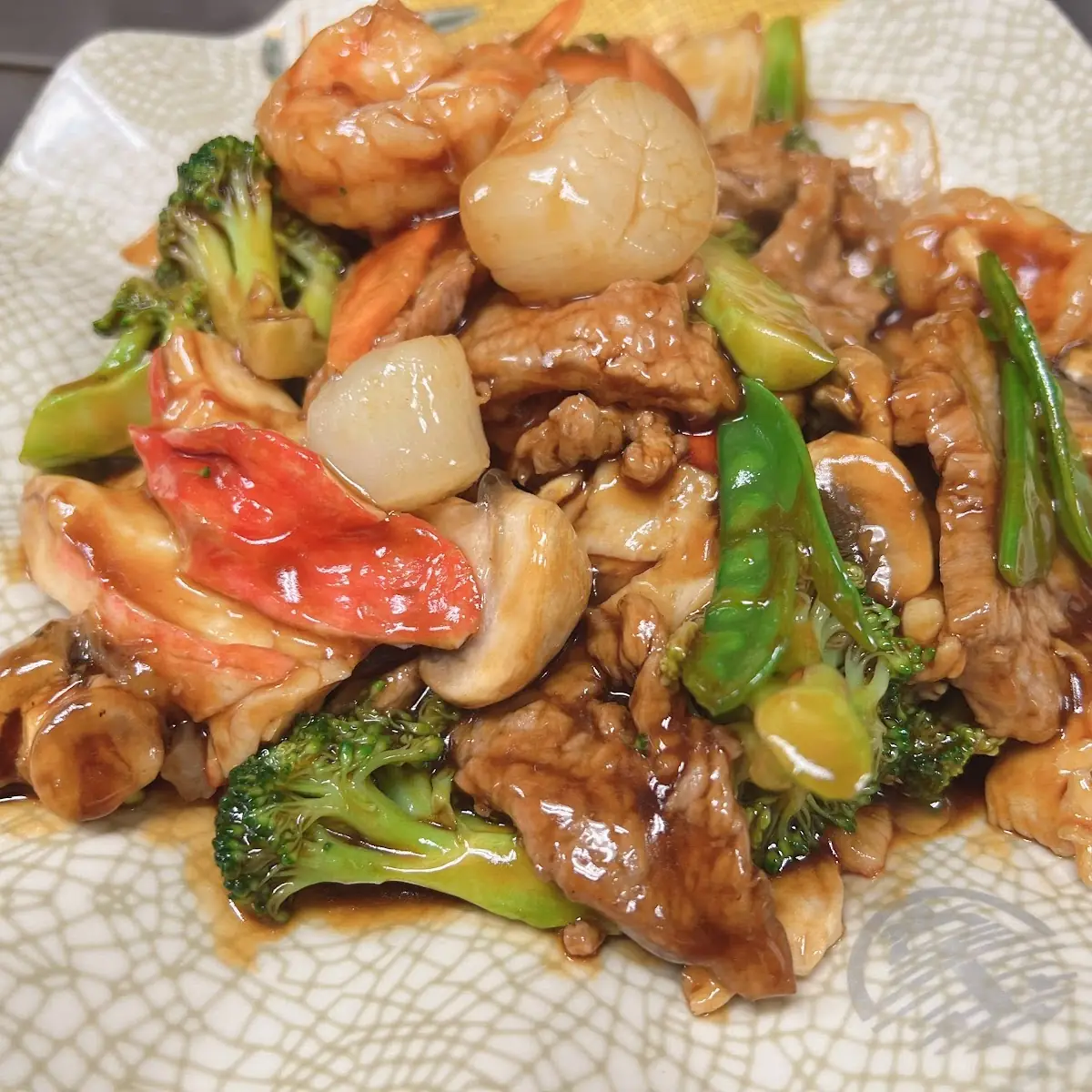 Triple Delight Hunan Style