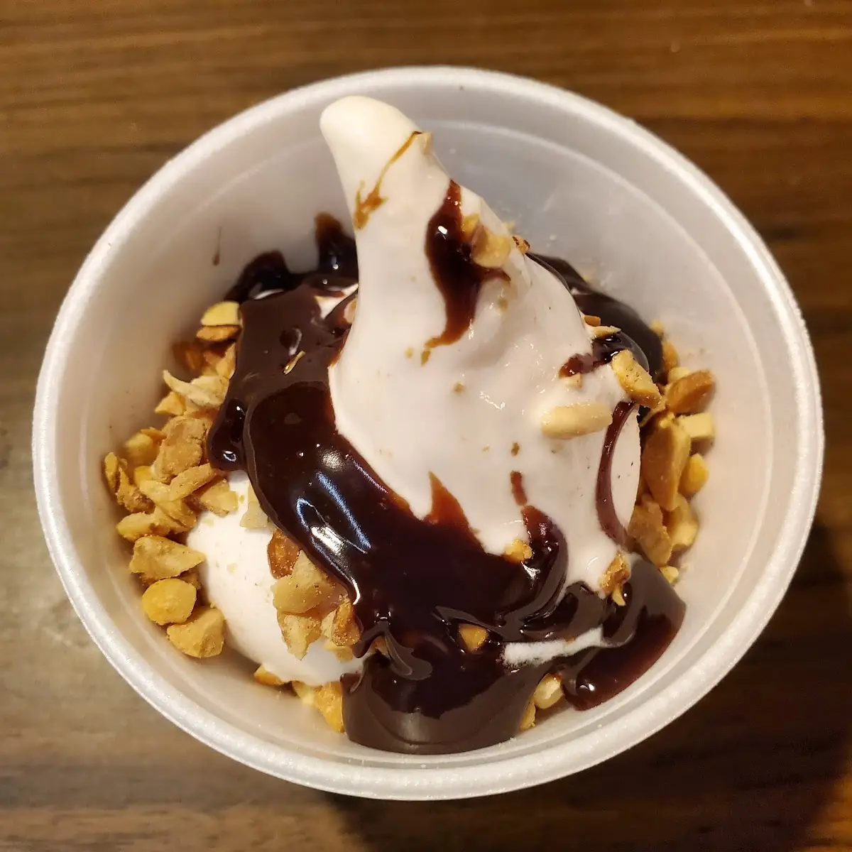 Brownie Hot Fudge Sundae with Nuts