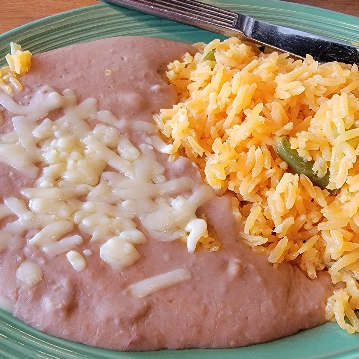 Refried Beans and Rice