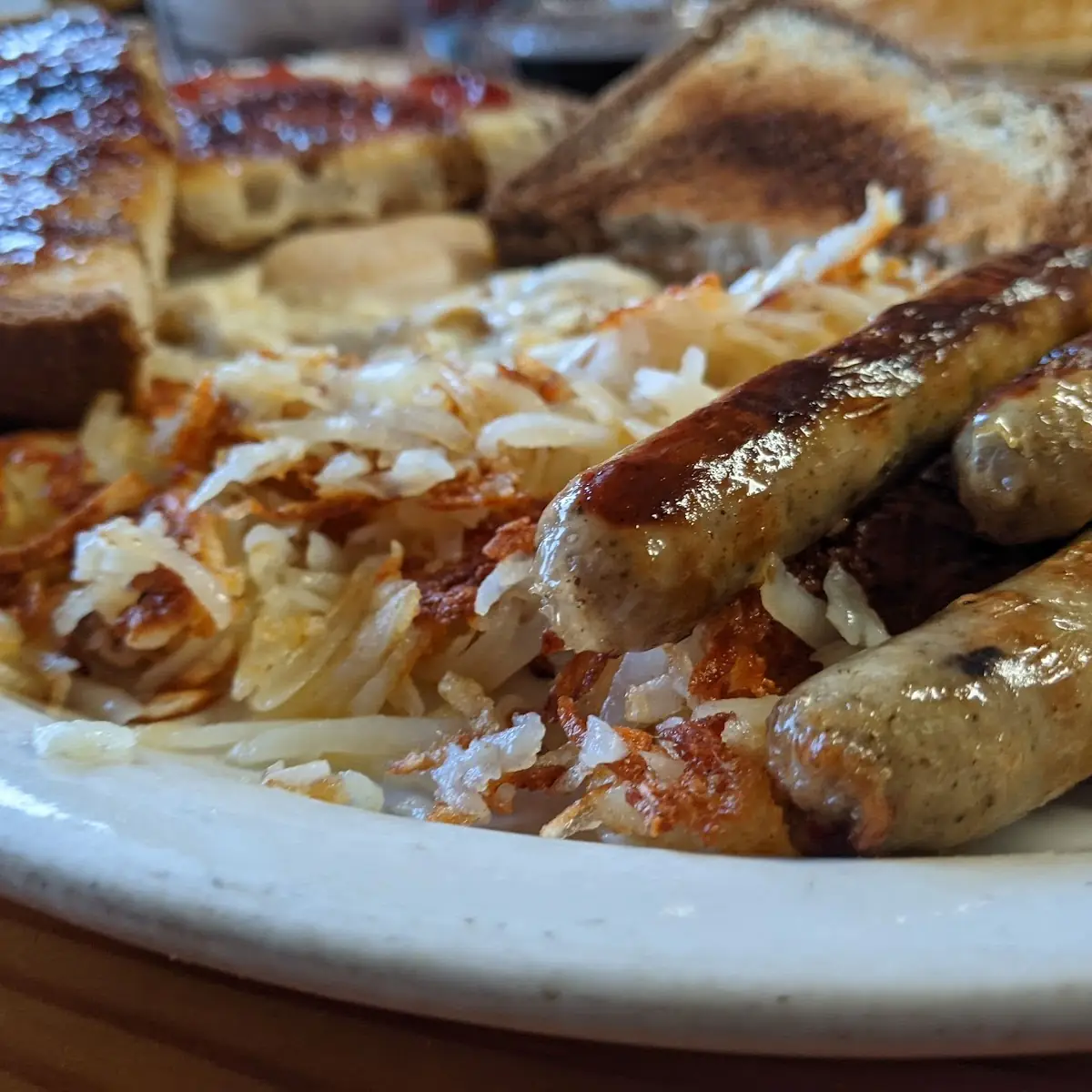 Two Eggs Sausage Hashbrowns