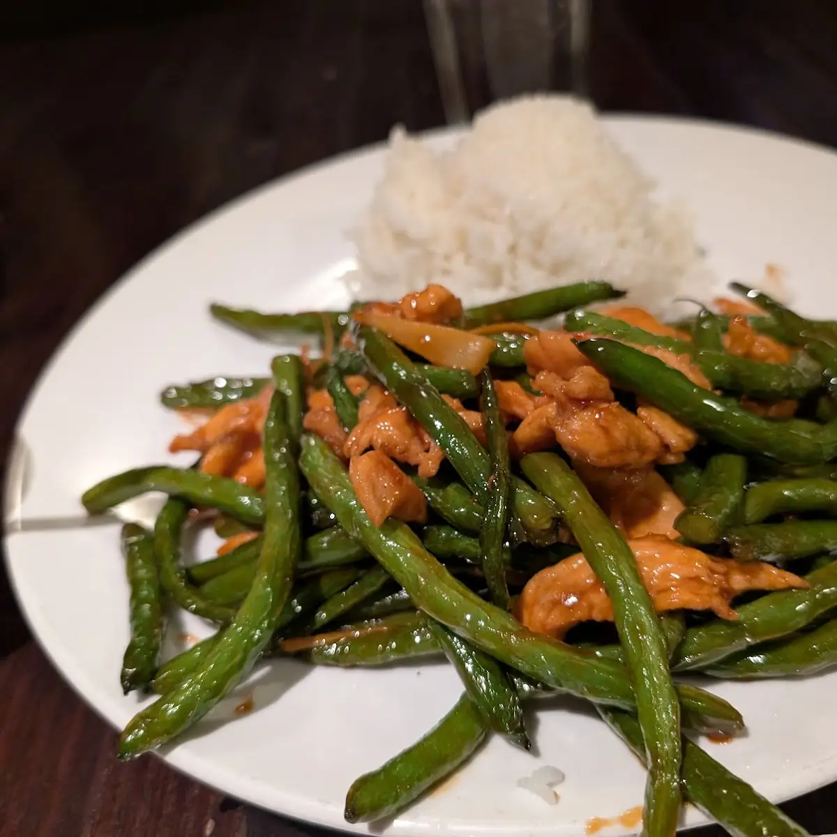 Ginger Chicken and String Beans