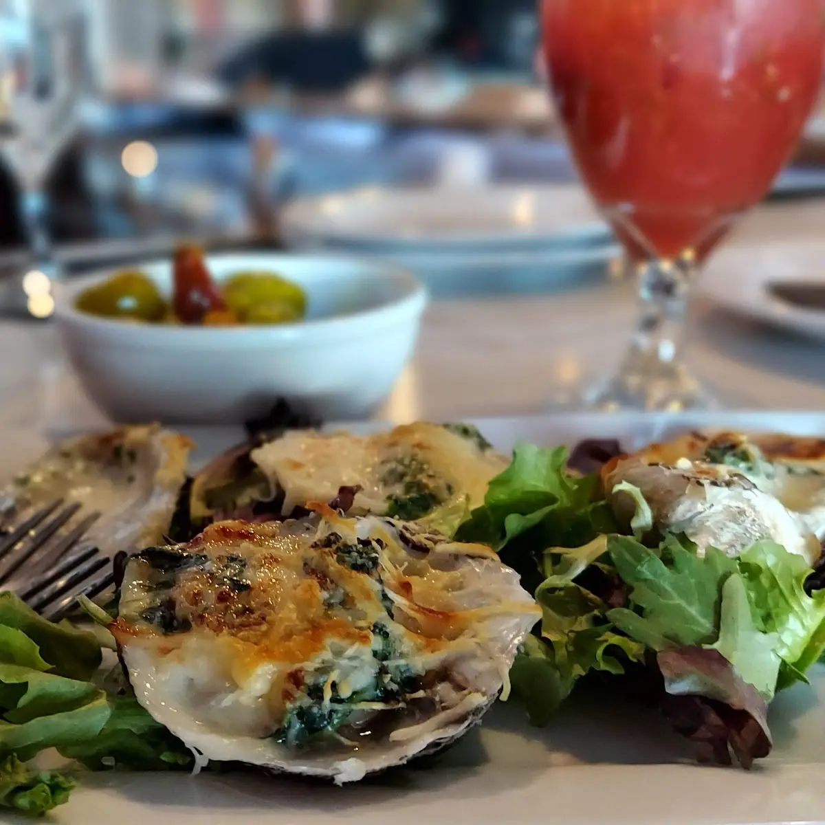 Oysters Rockefeller