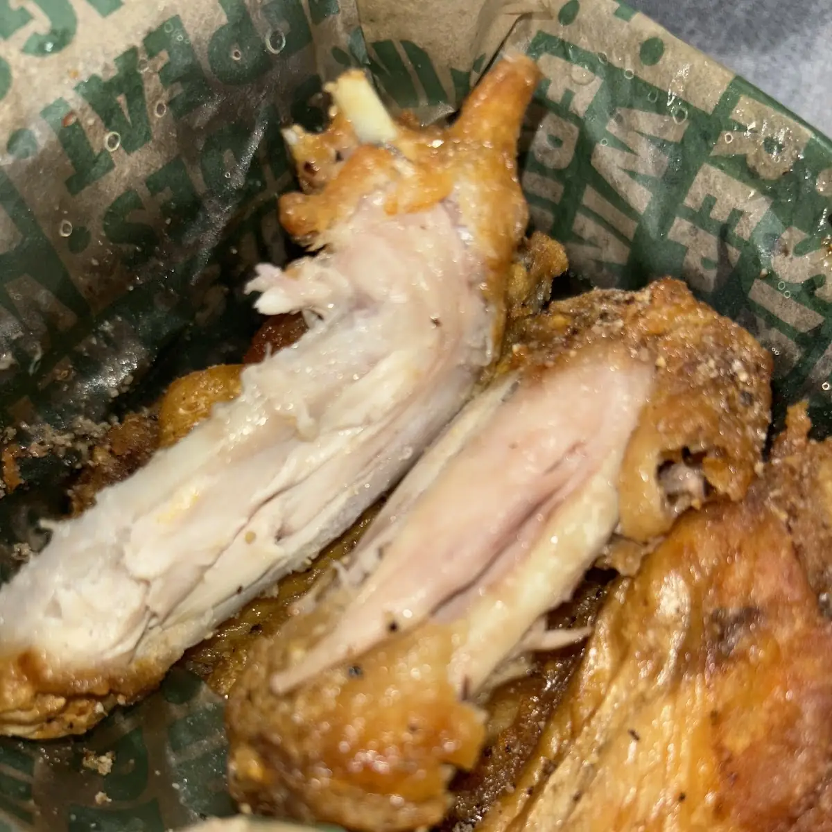 Lemon Pepper Bone in Wings