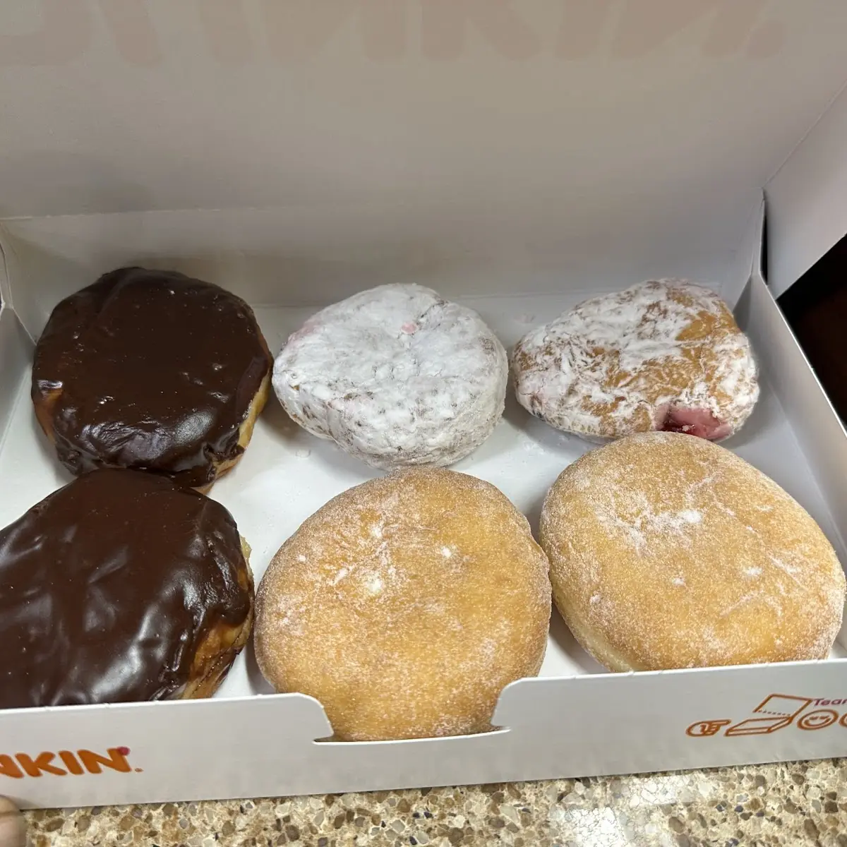 Donuts Jelly Filled and Boston Cream