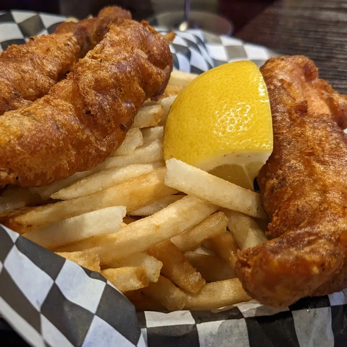 Wild Alaskan Salmon Fish and Chips