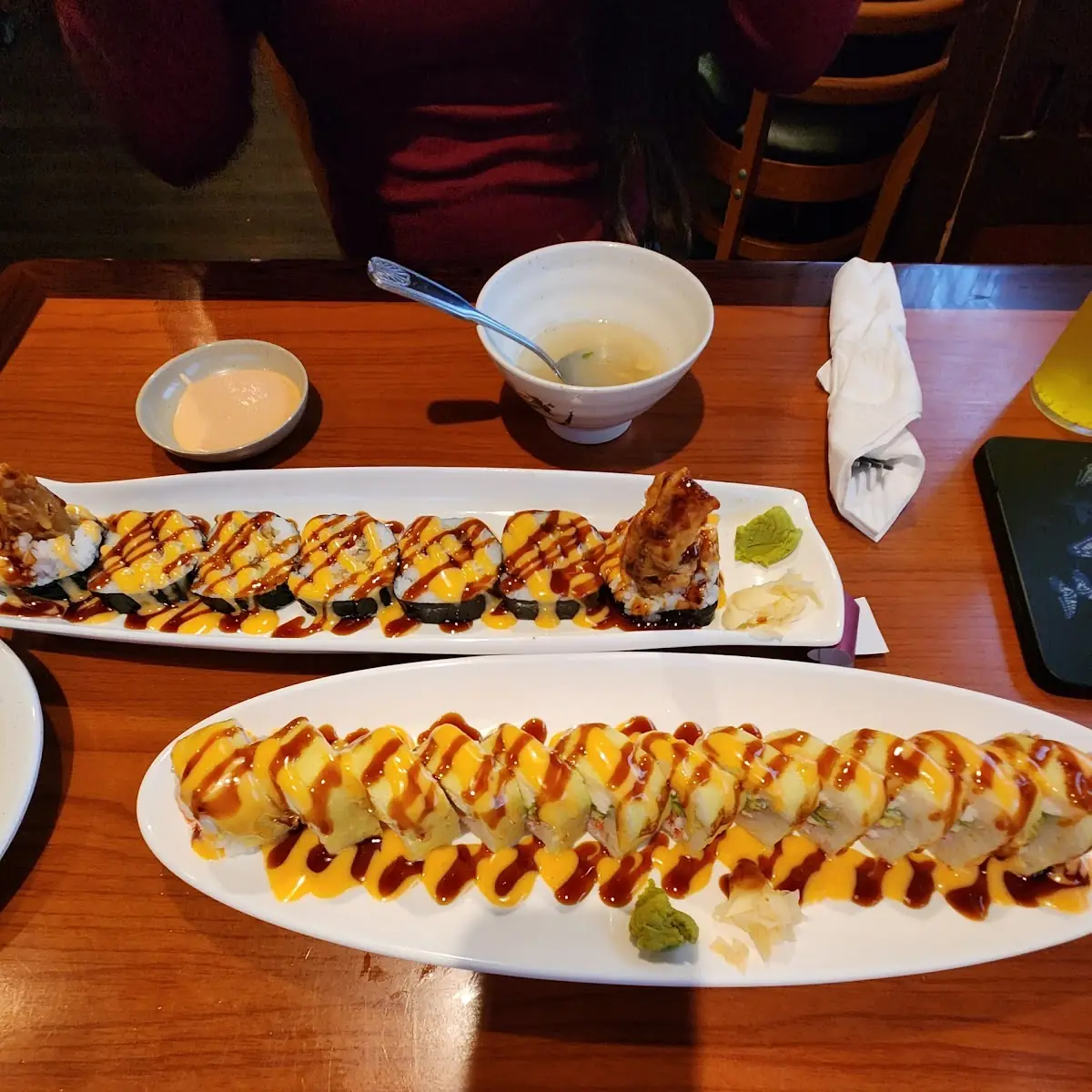 Spider Roll and Summer Roll