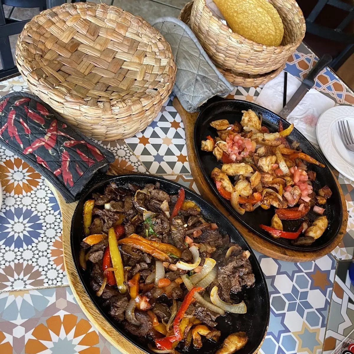 Steak and Chicken Fajitas