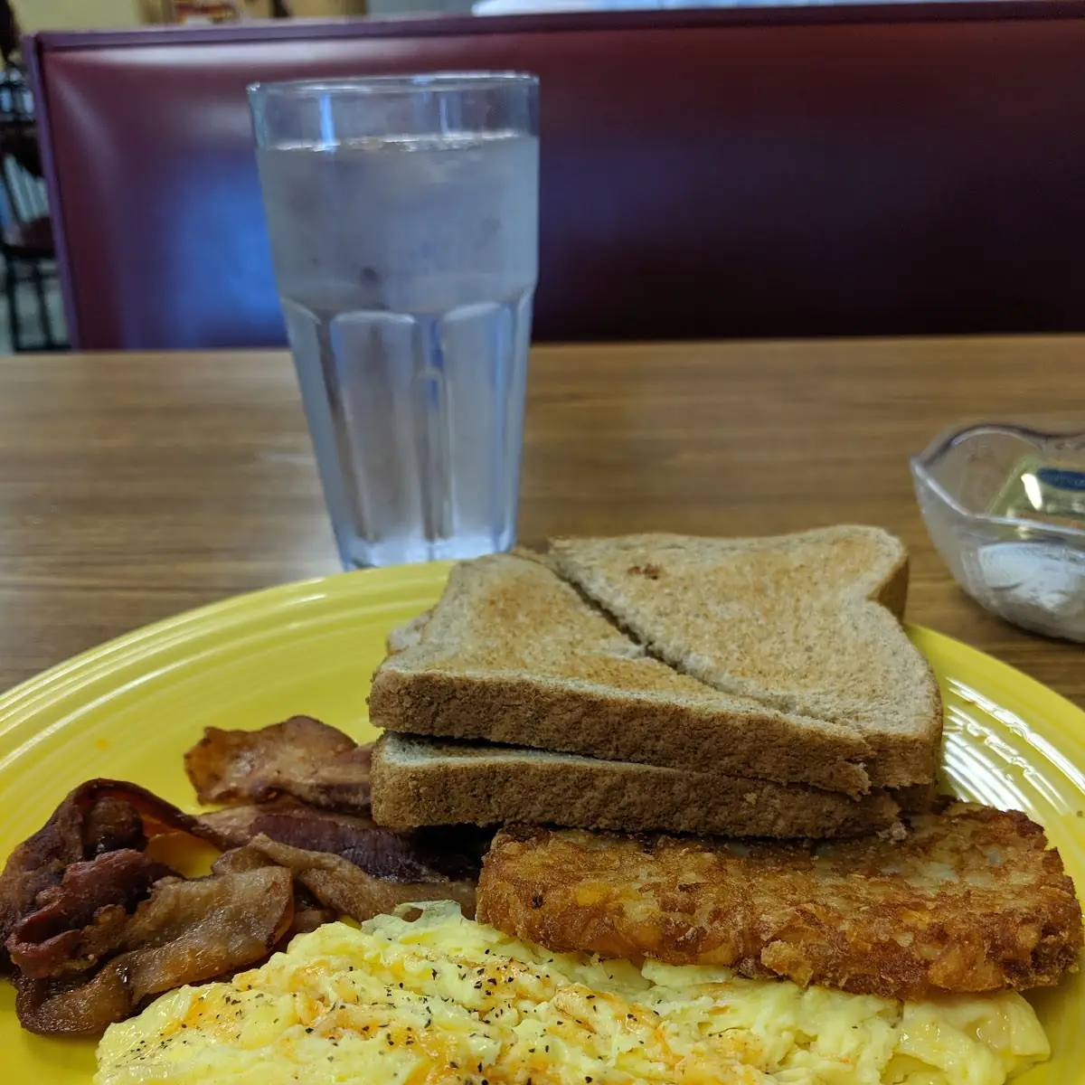 Loaded Hash Brown Omelet